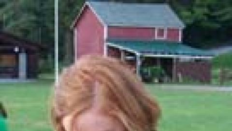 staff wearing empty pinnie bags around their neck like scarves.